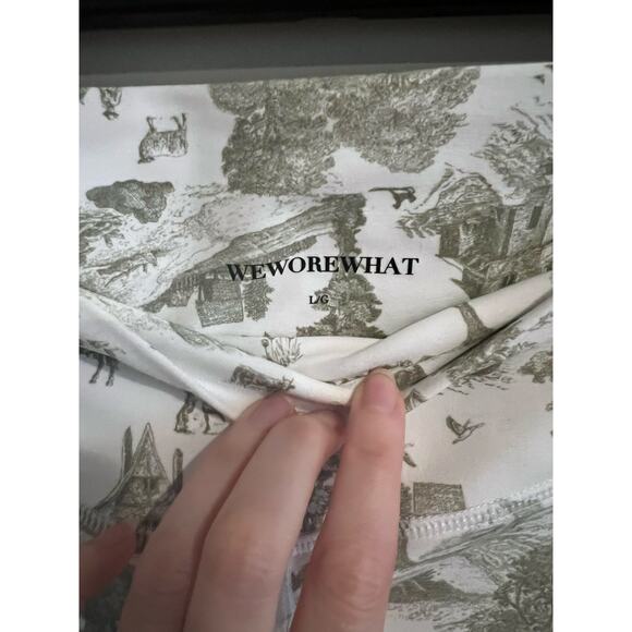 WeWoreWhat Leggings High Waisted Toile V Shape Western Cowboy Women's L - Picture 6 of 6